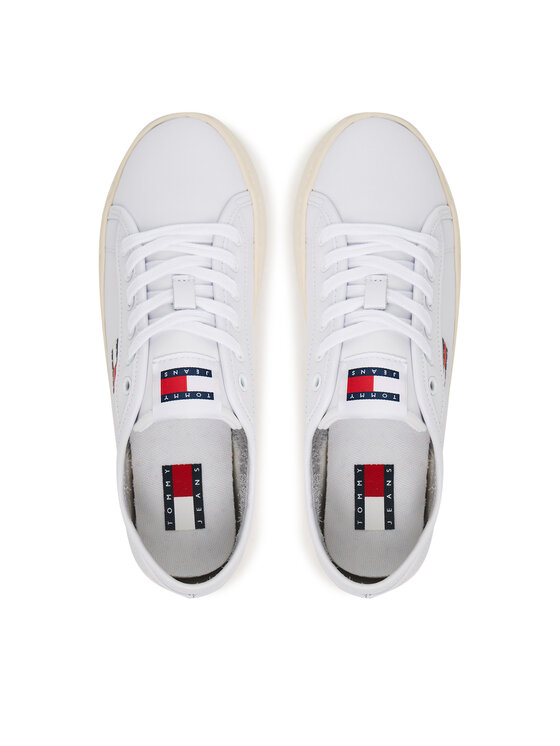 Tommy Jeans Tommy Jeans Гуменки Tjw Lightweight Court EN0EN02875 Бял