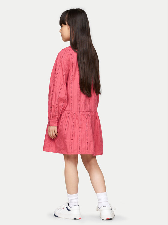 Tommy Hilfiger Tommy Hilfiger Kasdieninė suknelė KG0KG08216 D Rožinė Regular Fit