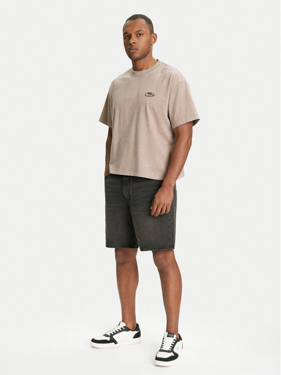 Jack & Jones Jack & Jones T-Shirt Retreat 12277886 Beżowy Oversize
