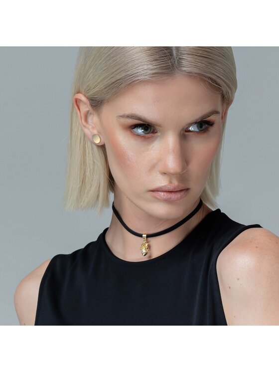 Giorre Giorre Choker 6729_21297 Żółte złocenie
