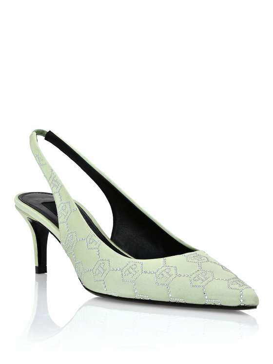 PHILIPP PLEIN PHILIPP PLEIN Czółenka 22505 Zielony