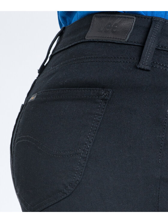 Lee Lee Jeansy L526FS47 Czarny Skinny Fit
