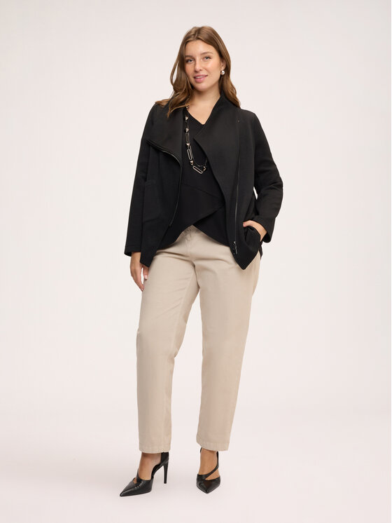 Fiorella Rubino Fiorella Rubino Bluza G876L009484N033 Czarny Regular Fit
