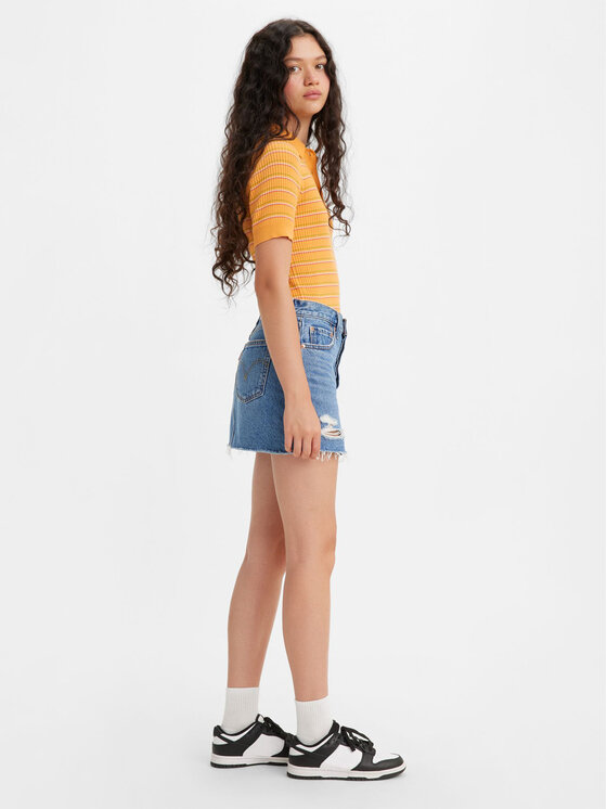 Gonna di jeans Icon A46940002 Blu Loose Fit