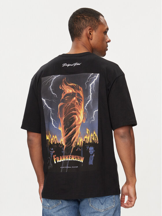 Redefined Rebel Redefined Rebel Tricou Pedro 221166 Negru Regular Fit