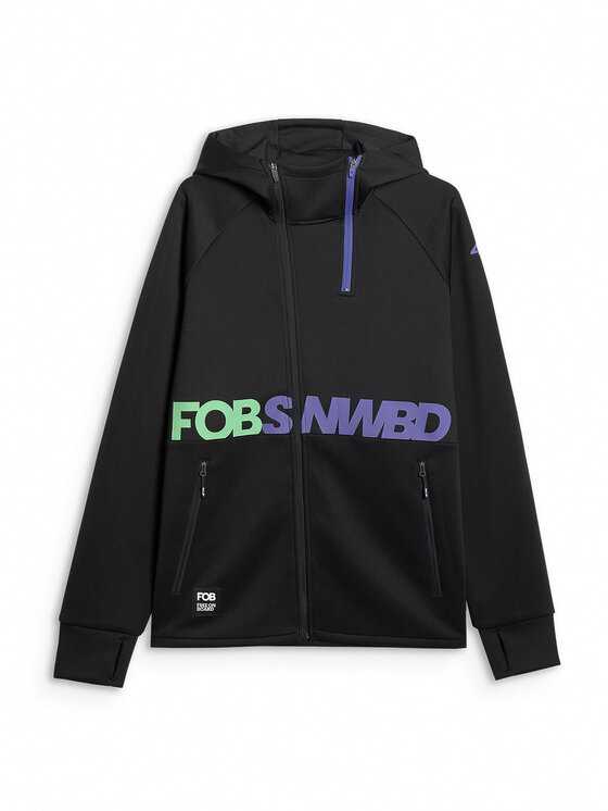 4F 4F Bluza FOB Czarny Loose Fit