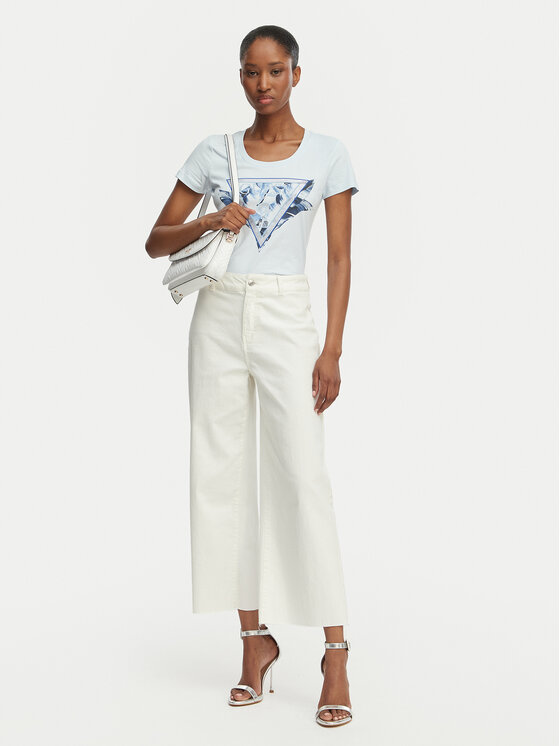 Guess Guess T-shirt W6GI11 K3026 Azzurro chiaro Regular Fit