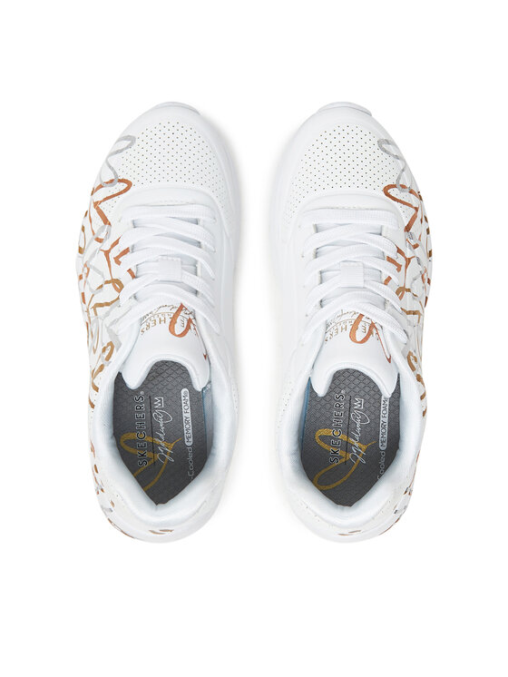Skechers Skechers Sneakersy Uno Lite-Metallic Love 314067L/WTGD Bílá