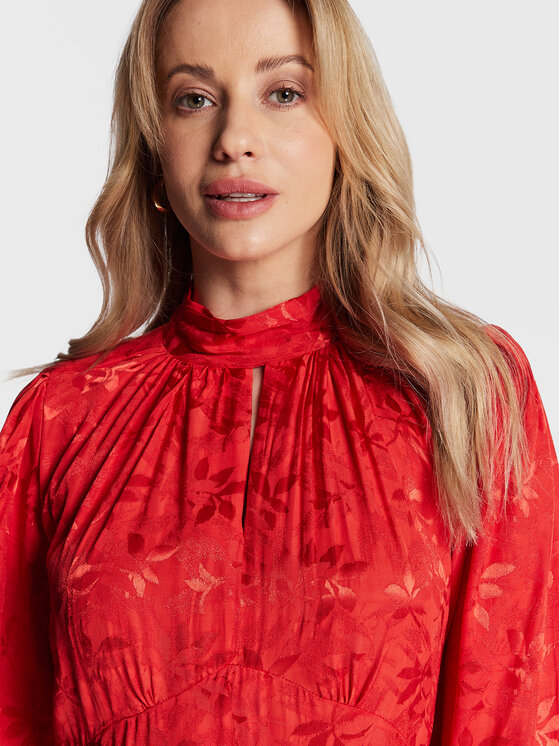 Closet London Closet London Kleid für den Alltag D8228 Rot Regular Fit