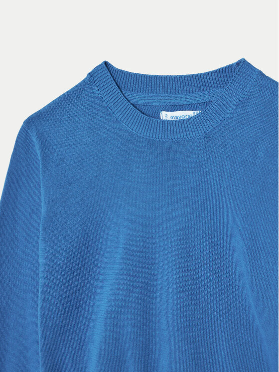 Mayoral Mayoral Sweter 323 Niebieski Regular Fit