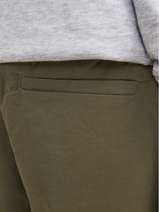 Jack & Jones Junior Jack & Jones Junior Szorty materiałowe Jaiden 12275013 Zielony Loose Fit