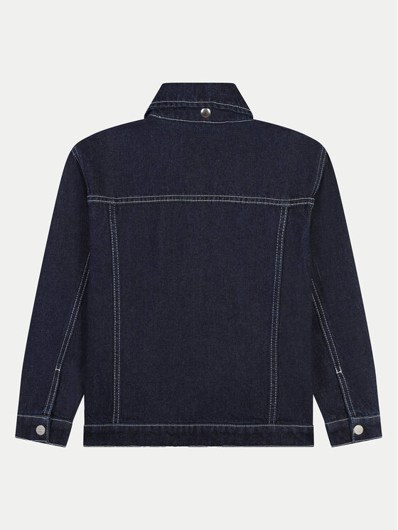 HUGO Hugo Kurtka jeansowa G00158 D Granatowy Regular Fit