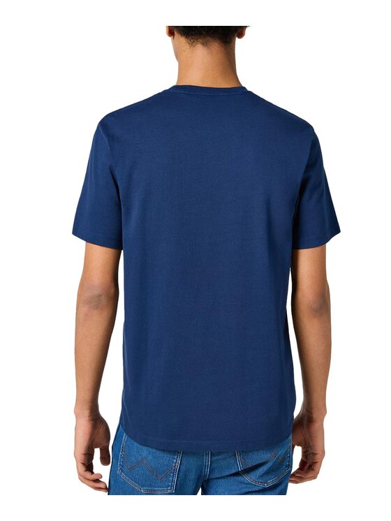 Wrangler Wrangler T-shirt 112357262 Blu scuro Regular Fit