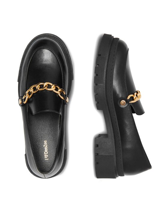 DeeZee DeeZee Loafers BE ON TIME HL995-1 Μαύρο