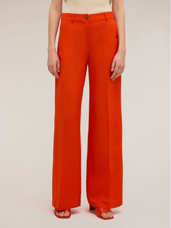 Motivi Motivi Pantaloni di tessuto P296Q003957N017 Rosso Over Fit