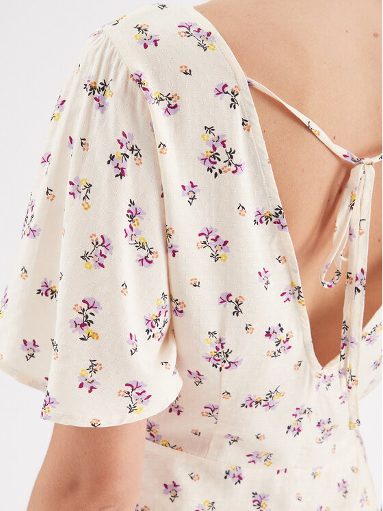 ONLY ONLY Vsakodnevna obleka 15299142 Écru Regular Fit