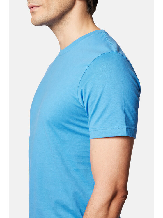 Lancerto Lancerto T-Shirt Kenneth TS073124000024 Niebieski Regular Fit