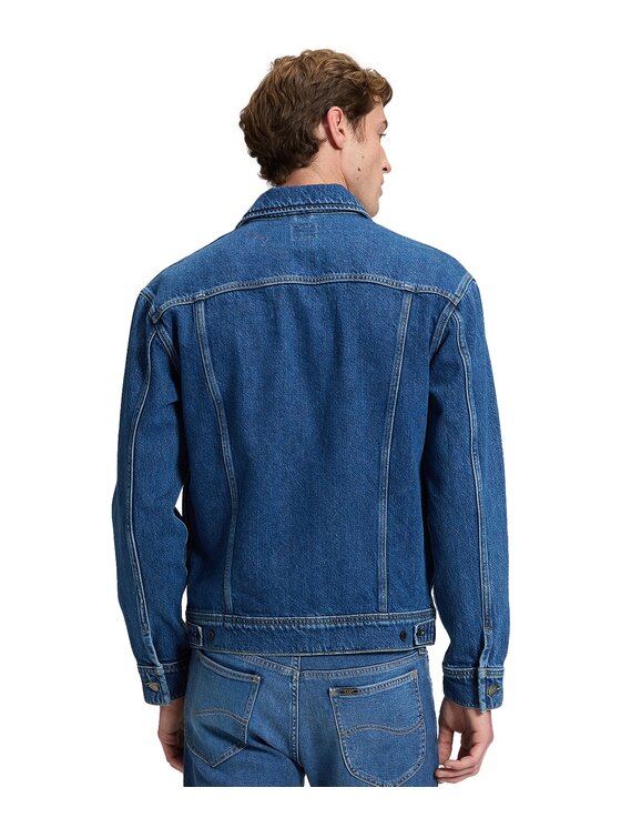 Lee Lee Kurtka jeansowa 112386292 Niebieski Regular Fit
