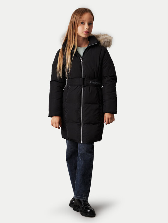 Calvin Klein Jeans Calvin Klein Jeans Žieminė striukė Classic IG0IG02686 Juoda Regular Fit