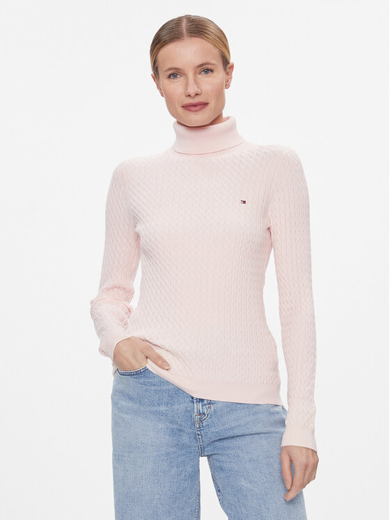 Tommy Hilfiger Rolák WW0WW40678 Ružová Slim Fit