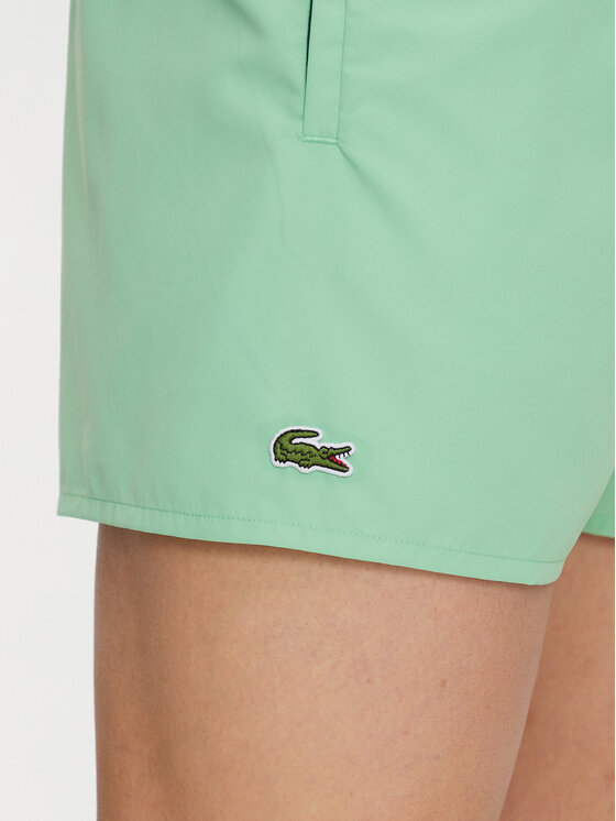Lacoste Lacoste Szorty kąpielowe MH6270 Zielony Regular Fit