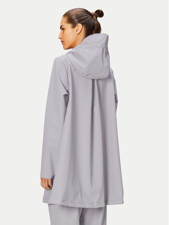 Rains Rains Μπουφάν αδιάβροχο A-line W Jacket W3 18050 Γκρι Regular Fit