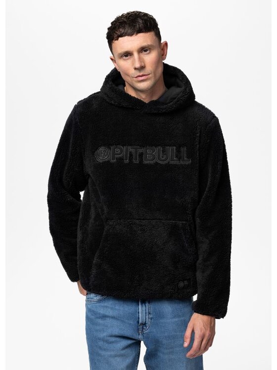 PITBULL PITBULL Bluza Aragon Czarny Regular Fit