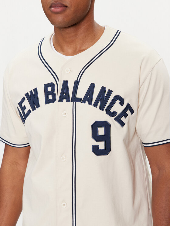 New Balance New Balance Koszula Greatest Hits MT41512 Beżowy Relaxed Fit