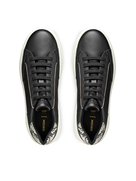Geox Geox Sneakersy D Spherica Ecub-2 D55WVB 0BCAR C0023 Czarny