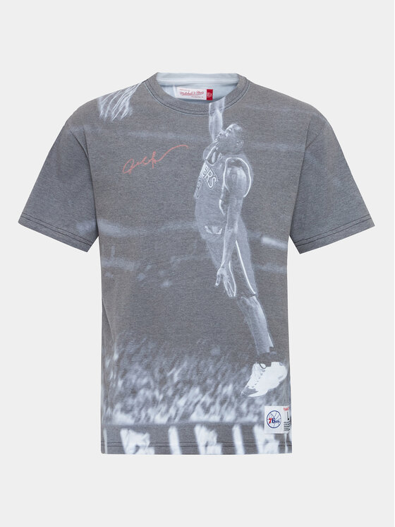 Mitchell & Ness Mitchell & Ness T-Shirt TCRW3401 Γκρι Regular Fit