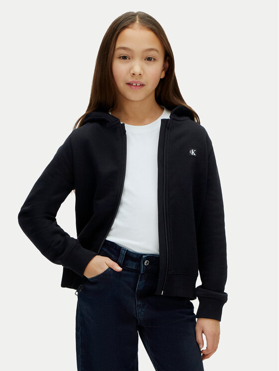 Calvin Klein Jeans Hanorac LV1CKSJB34 Negru Regular Fit