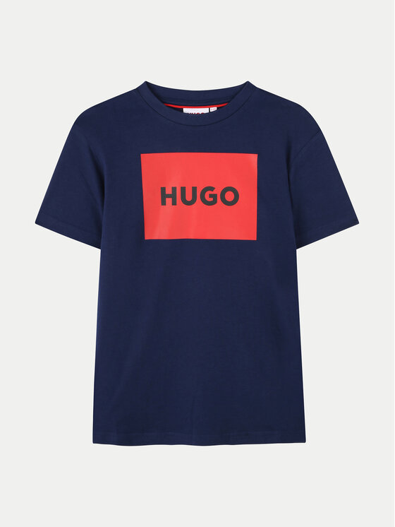 Hugo Tričko G00144 M Modrá Regular Fit