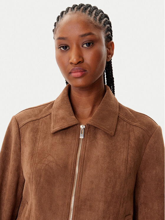 Morgan Morgan Giacca in similpelle 252-GPOKEL Marrone Regular Fit