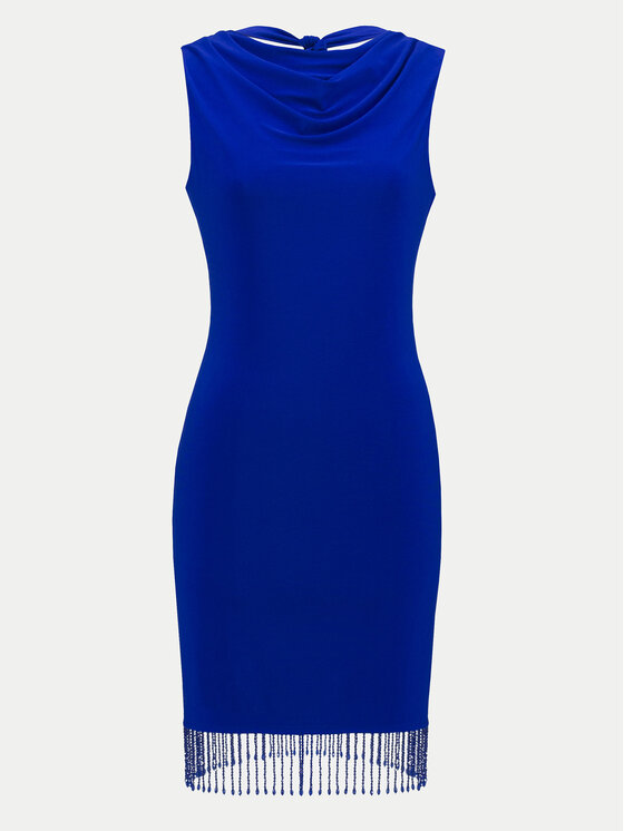 Joseph Ribkoff Joseph Ribkoff Коктейльна сукня 242702 Голубий Slim Fit
