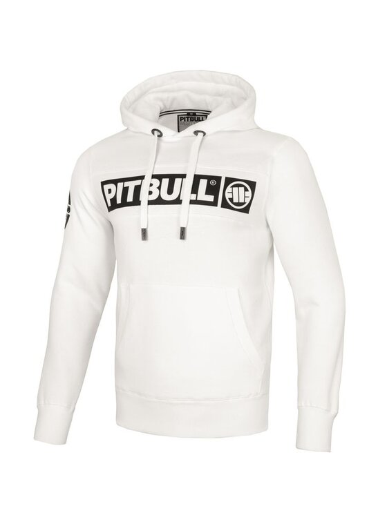 PITBULL PITBULL Bluza Bluza męska z kapturem Sherwood L Biały Regular Fit