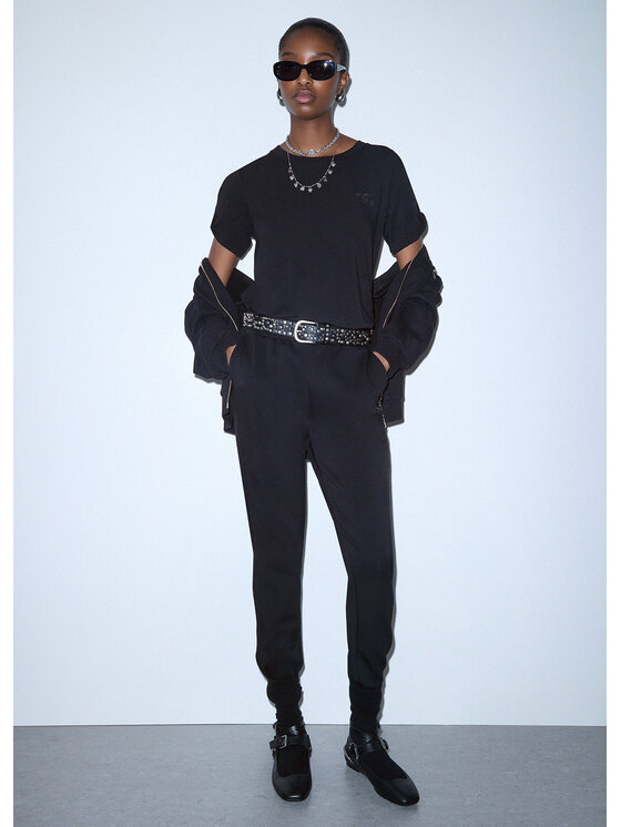 Liu Jo Liu Jo Pantaloni di tessuto TF6284J395822222 Nero Regular Fit