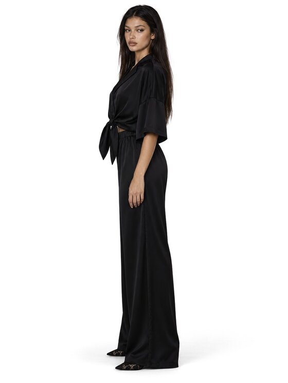 Agatha Studio Agatha Studio Komplet bluzka i spodnie A26ZS-KC-K03 Czarny Regular Fit