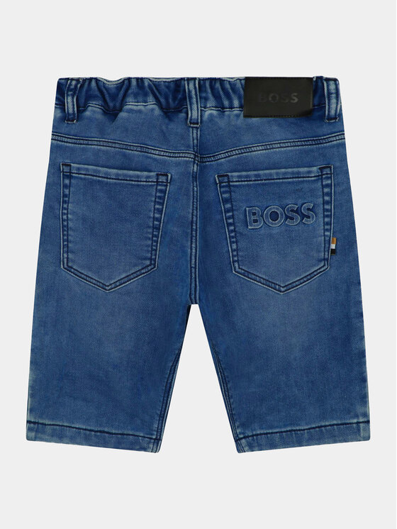 BOSS Boss Szorty jeansowe J50778 S Niebieski Regular Fit