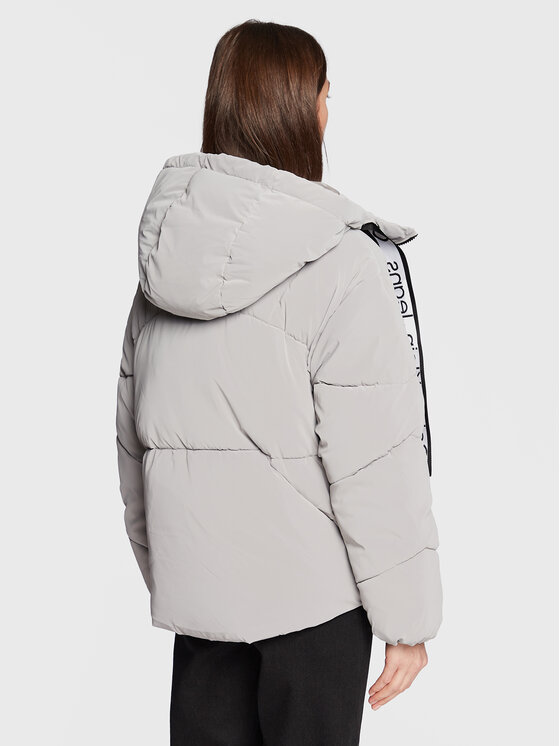 Calvin Klein Jeans Calvin Klein Jeans Зимно яке J20J220017 Сив Regular Fit