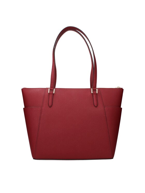 Michael Kors Michael Kors Torebka Red Leather Shoulder Czerwony