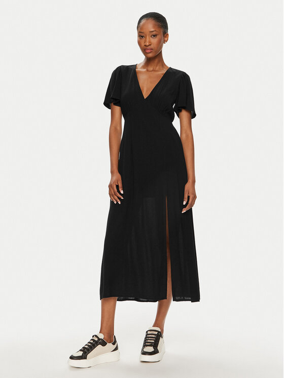 Billabong Rochie de zi Jet Set EBJWD00134 Negru Regular Fit