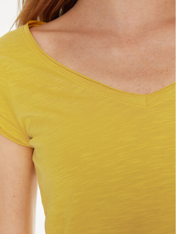 Sisley Sisley T-shirt 3TNHL4007 Giallo Regular Fit