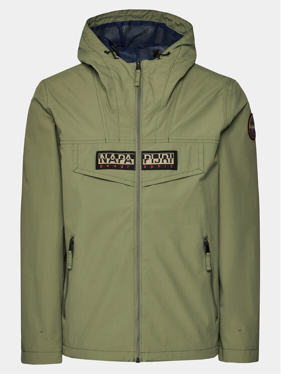 Napapijri Napapijri Übergangsjacke Rainforest Open NP0A4H2O Grün Regular Fit