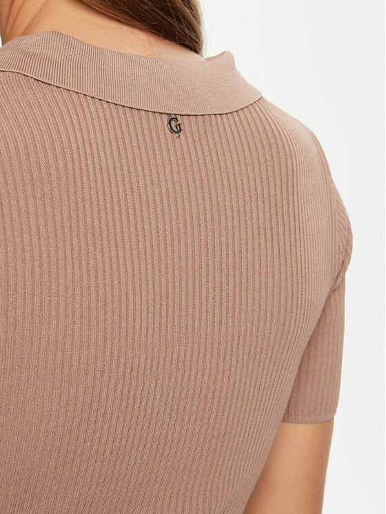 Guess Guess Πουλόβερ W5RR25 Z2U00 Μπεζ Regular Fit