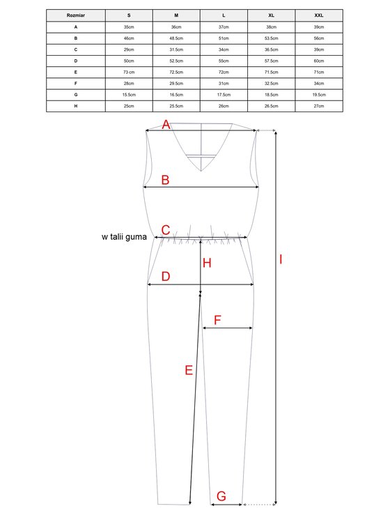 Makover Makover Kombinezon K009 Czarny Regular Fit
