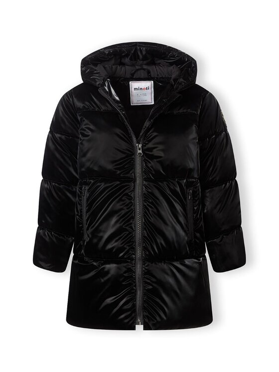 minoti minoti Kurtka zimowa 32COAT195 Czarny Longline Fit