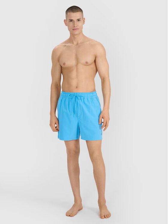 4F 4F Plážové šortky 4FWSS25UBDSM134-33S Modrá Regular Fit