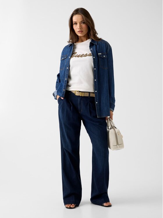 Guess Guess T-Shirt 182912 Béžová Classic Fit