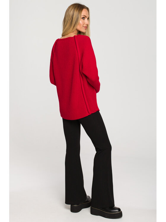 Made of Emotion Made of Emotion Sweter M712 Czerwony