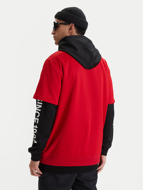 DC Shoes DC Shoes Pulóver Dryden ADYFT03411 Piros Regular Fit
